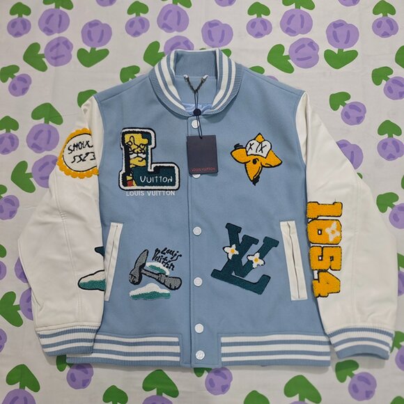 Louis Vuitton Blue Logo Jacket - Picture 1 of 10